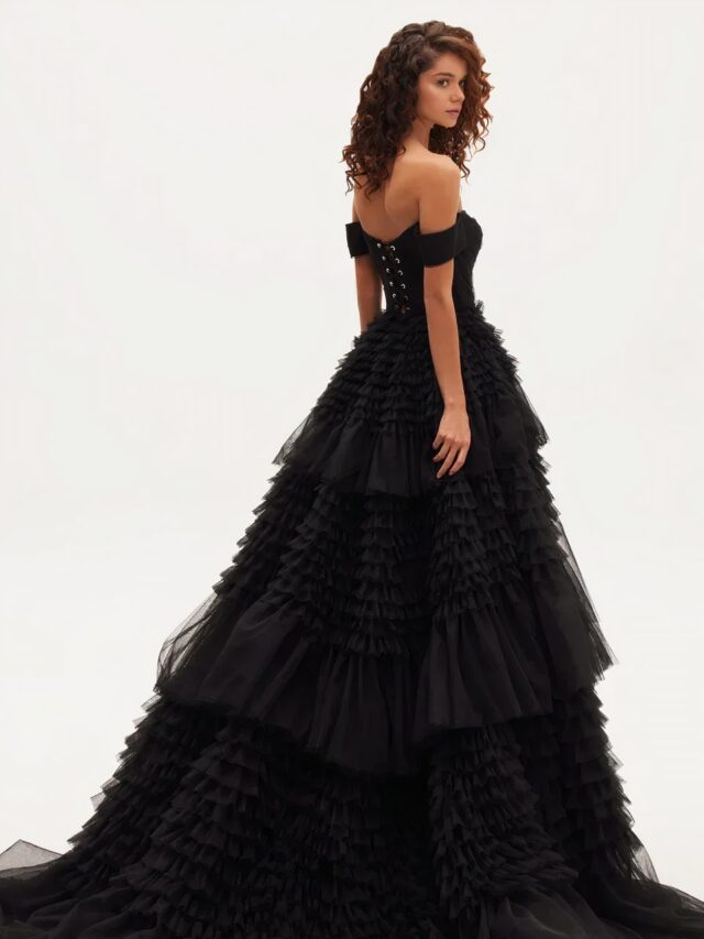 Robe princesse à volants