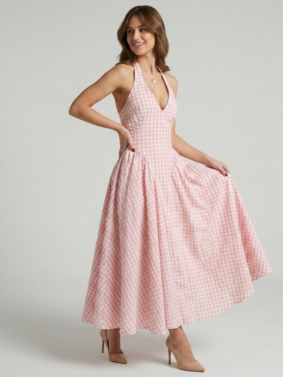IMG_05_2026_Robe_popeline_coupe_rétro_à_motif_Vichy_2